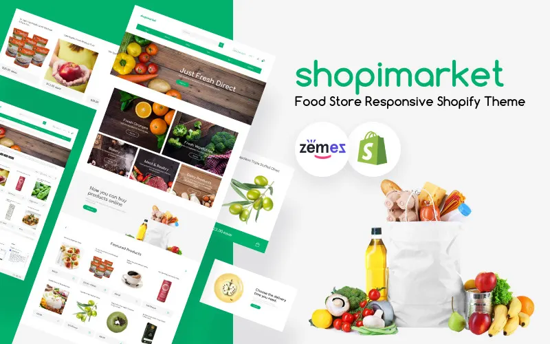 A Food Store Responsive Shopify Theme screenshot