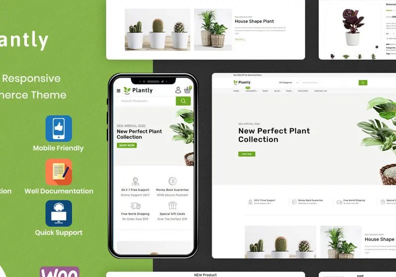 Vibrant WooCommerce Themes For Selling Plants And Flowers