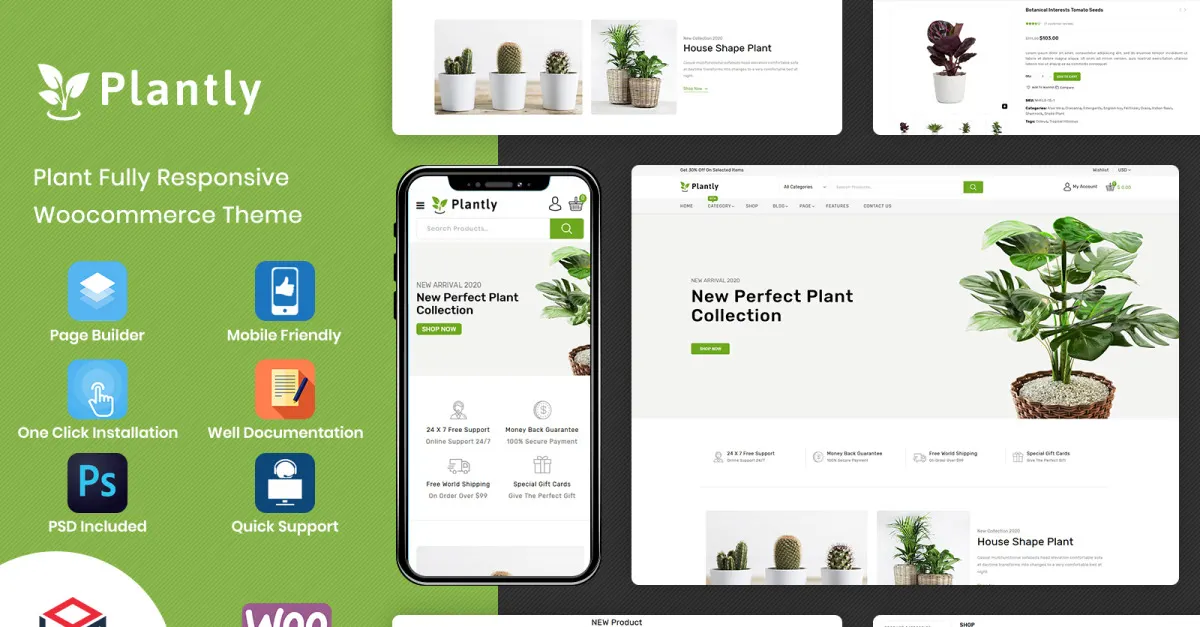 Vibrant WooCommerce Themes For Selling Plants And Flowers