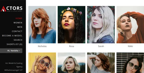 Actors screenshot
