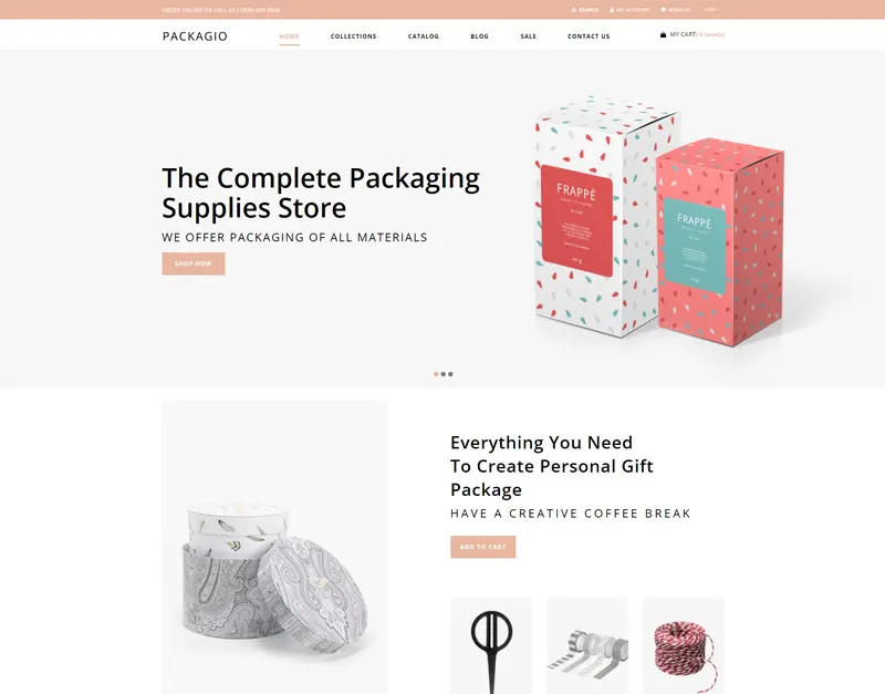 Packagio screenshot