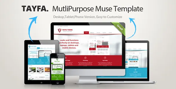 Tayfa Multipurpose Muse Template screenshot