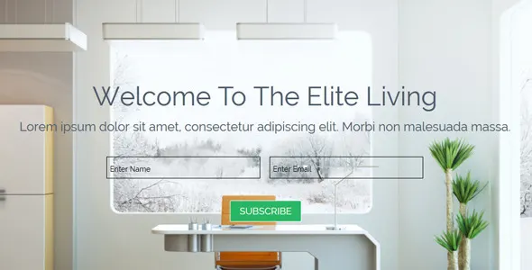 Real Estate Parallax Muse Template screenshot