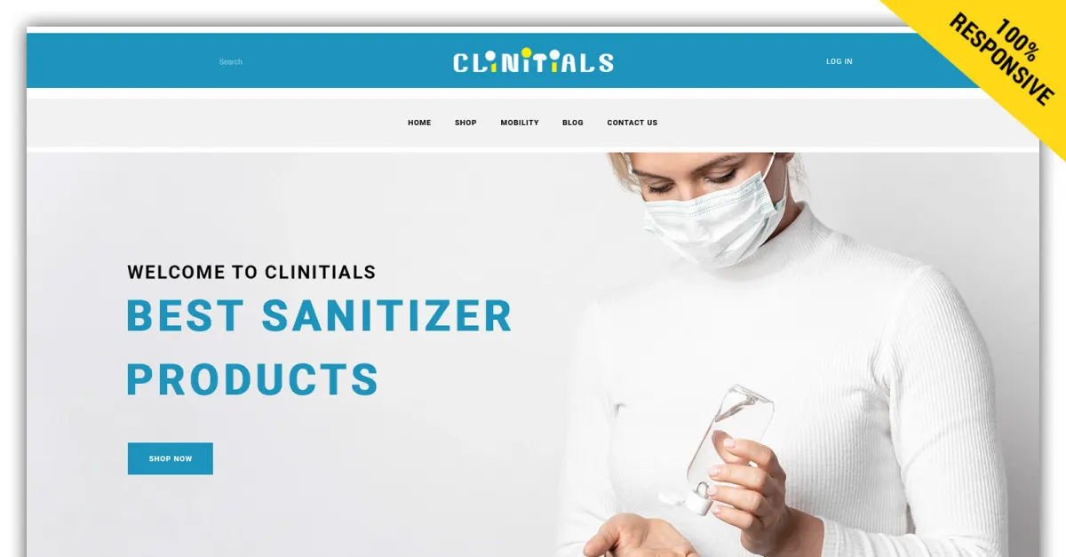 Clinitials Store Shopify Theme screenshot