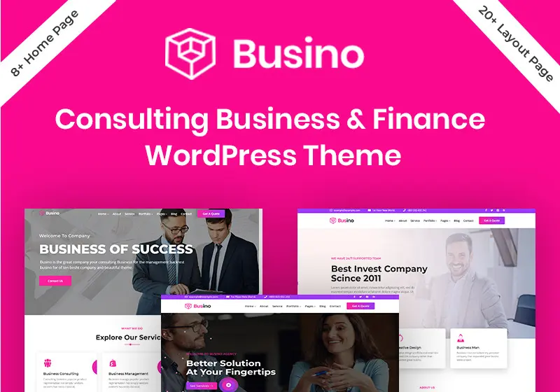 Polished And Professional Financial WordPress Themes For Finance Websites
