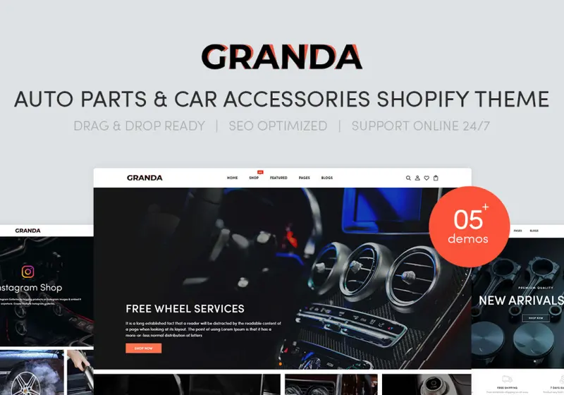 Awesome Automotive Shopify Themes For Selling Car Parts And Vehicle Accessories