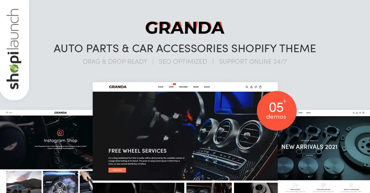 Awesome Automotive Shopify Themes For Selling Car Parts And Vehicle Accessories