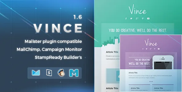 Vince | Responsive Email Template screenshot