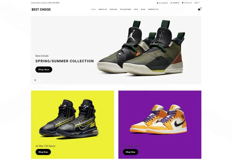 Responsive Shopify Themes For Selling Footwear And Shoes Online