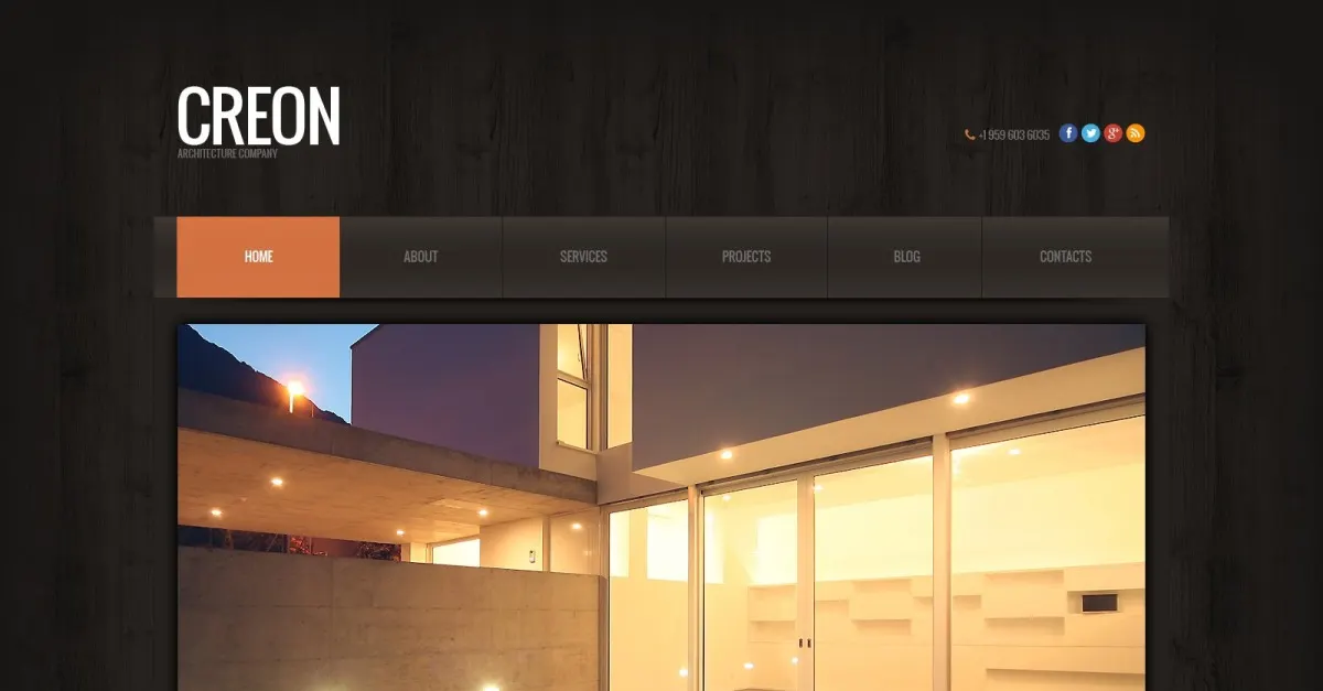 Free Construction Company Responsive WordPress Theme screenshot