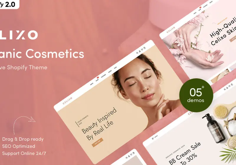 Attractive Responsive Shopify Themes For Selling Cosmetics, Makeup, Beauty Products, And Skincare