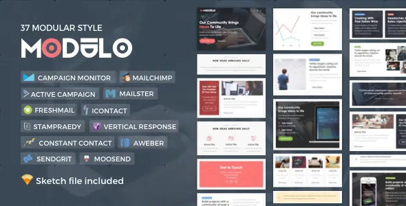 Modulo | Responsive Email screenshot