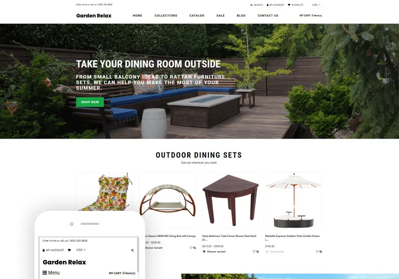 Fantastic Online Furniture Store Shopify Themes