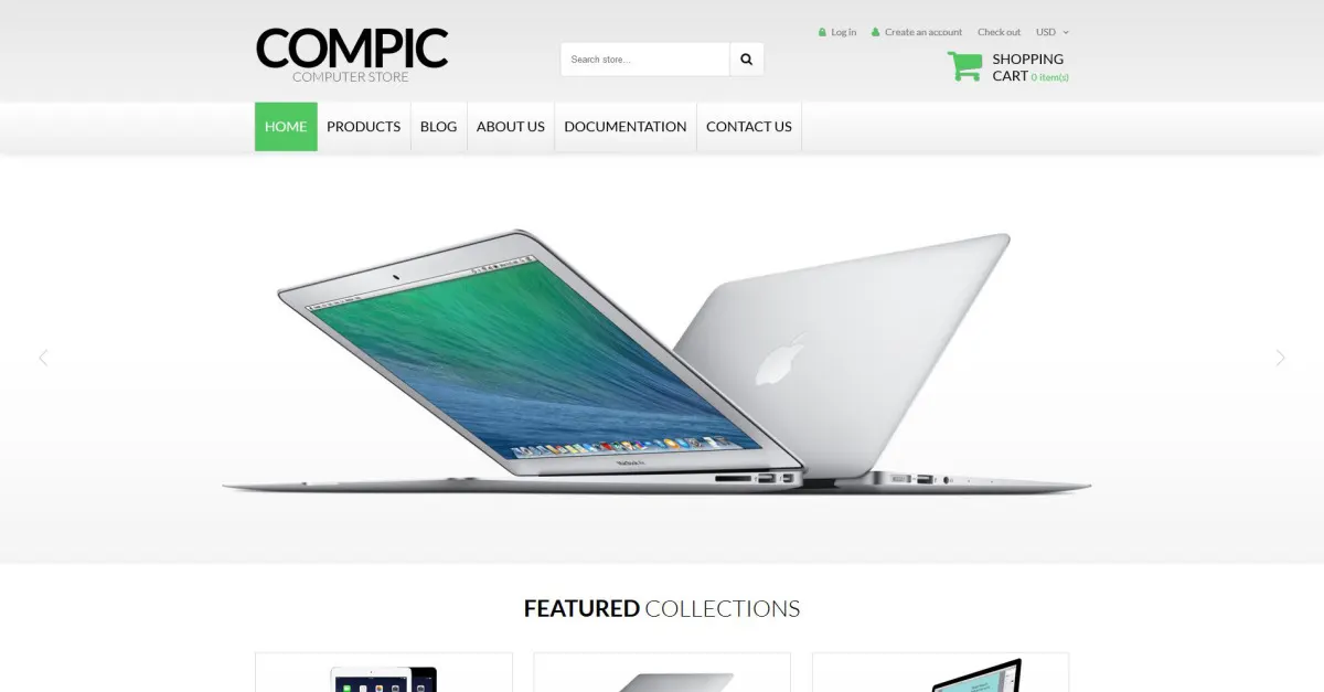 Computer Hardware Shopify Theme screenshot