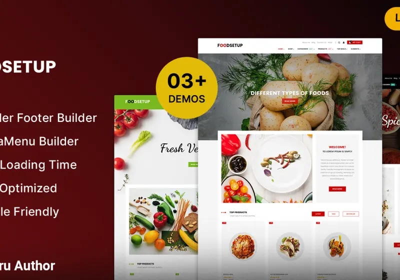 5 of the Best WooCommerce Themes for Food Stores