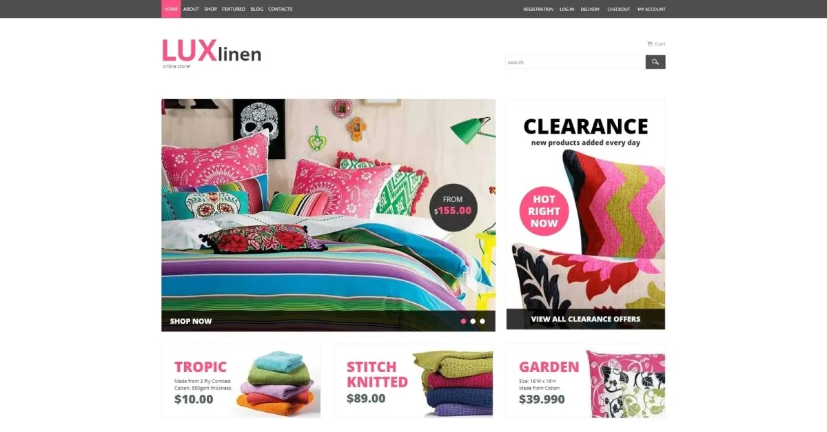 Free Home Decor Responsive WooCommerce Theme screenshot