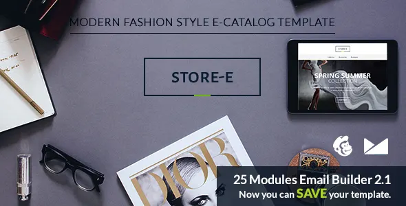 Store-e Email Template + Emailbuilder 2.1 screenshot