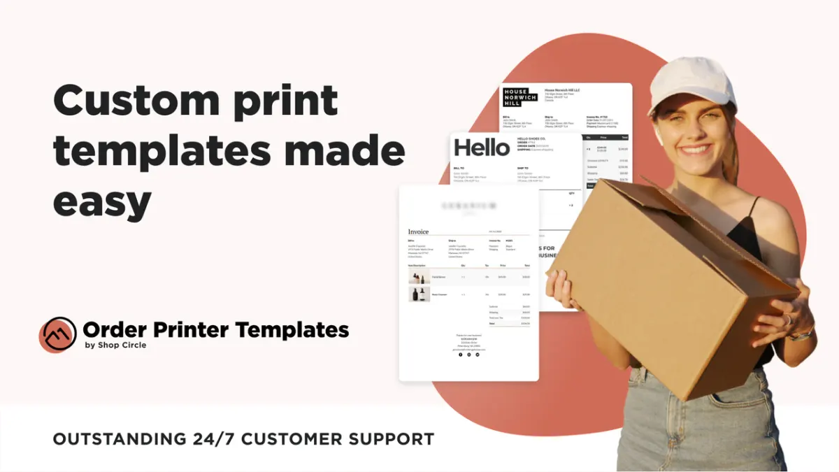 Order Printer Templates screenshot