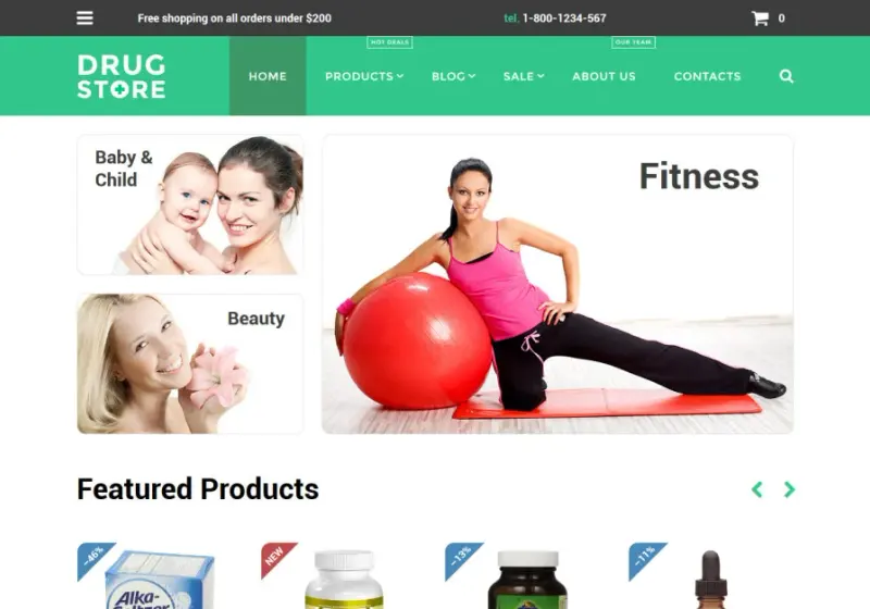 Look and Feel Great with these Pharmacy and Supplement / Nutrition Store Shopify Themes