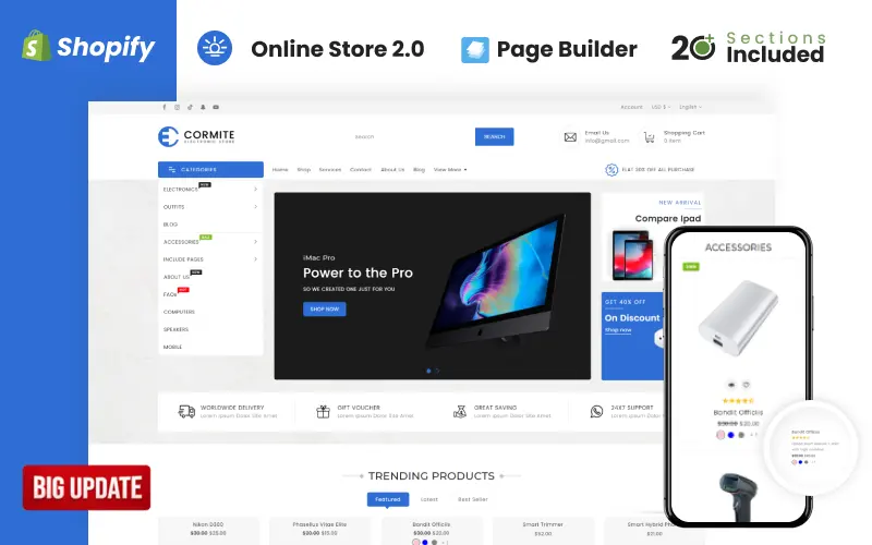 Innovative And Versatile Shopify Themes For Electronics Stores