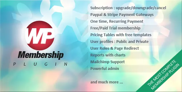 WP Membership screenshot