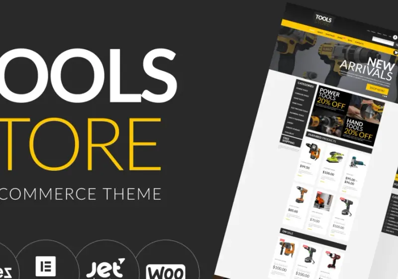 5 of the Best WooCommerce Themes for Selling Tools