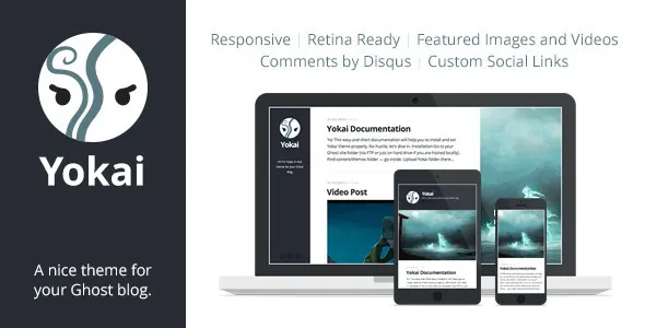Yokai — Responsive Ghost Theme screenshot