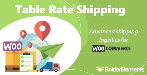 Table Rate Shipping for WooCommerce screenshot