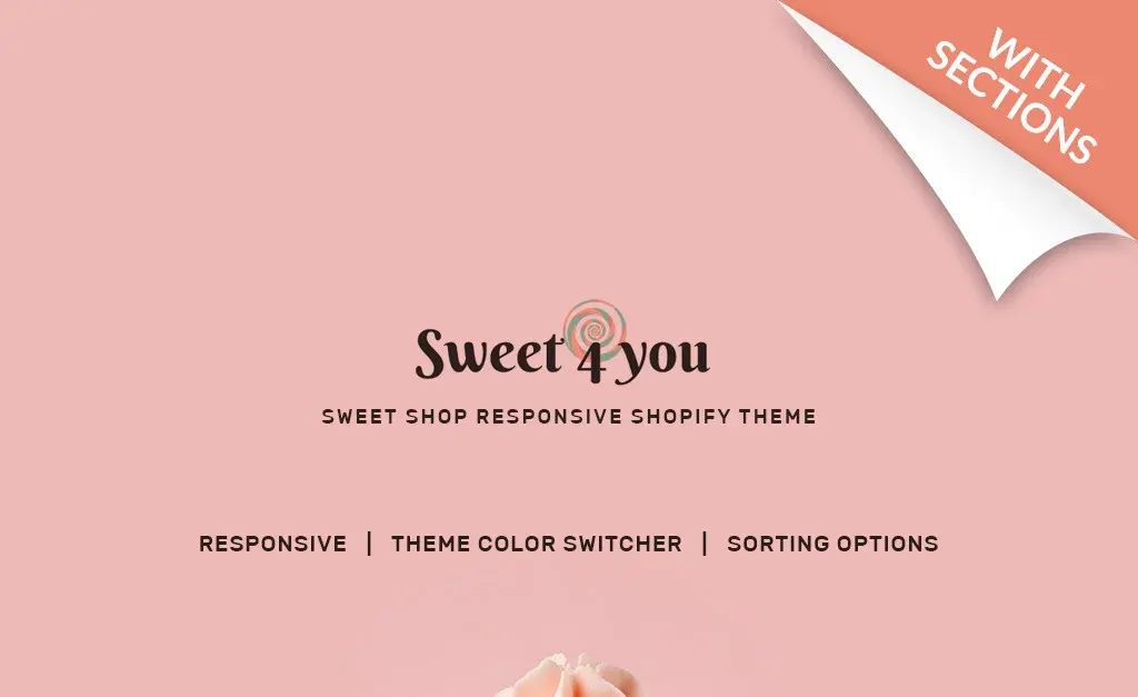 Sweet Shop Responsive Shopify Theme screenshot