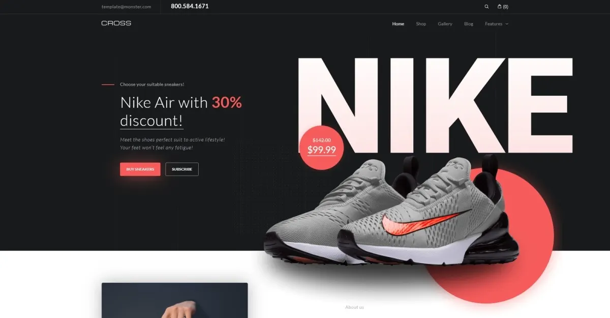 Cross screenshot