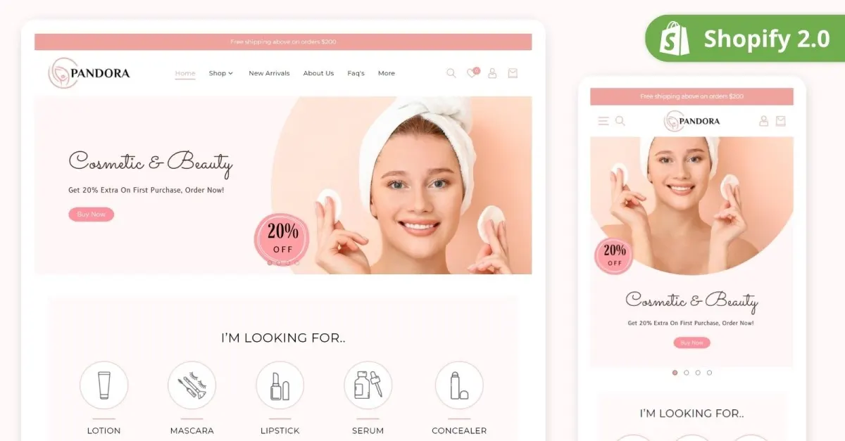 Beauty Shopify Theme | SkinCare Shopify Theme | Boutique Shopify Template | Shopify OS 2.0 screenshot