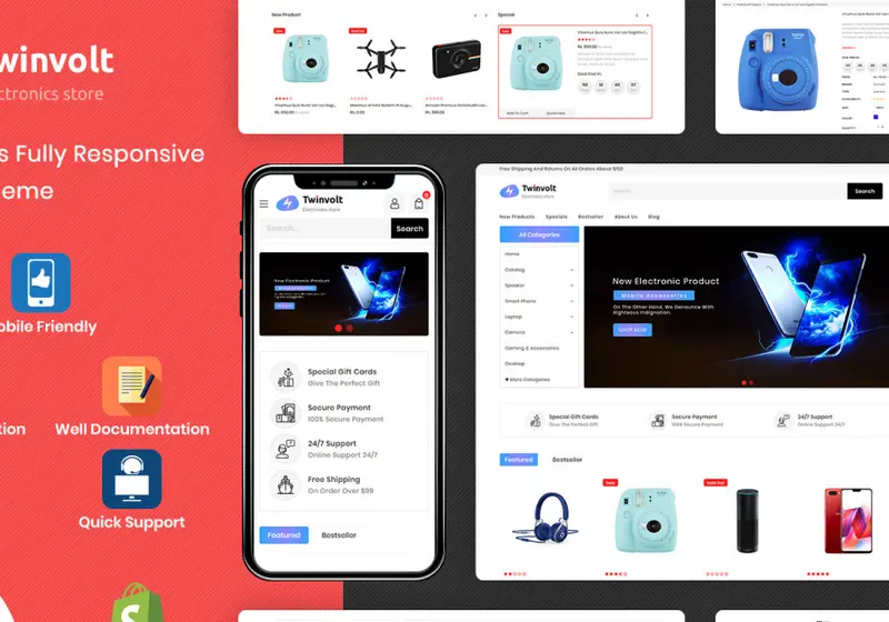 Cutting-edge Shopify Themes For Online Electronics Stores