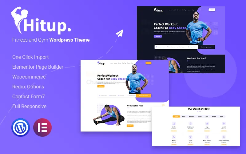 Sleek And Strong Gym And Fitness WordPress Themes