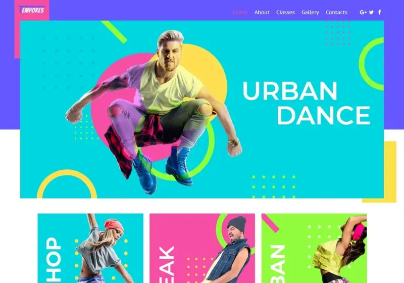 Dynamic WordPress Themes For Dance Classes And Schools