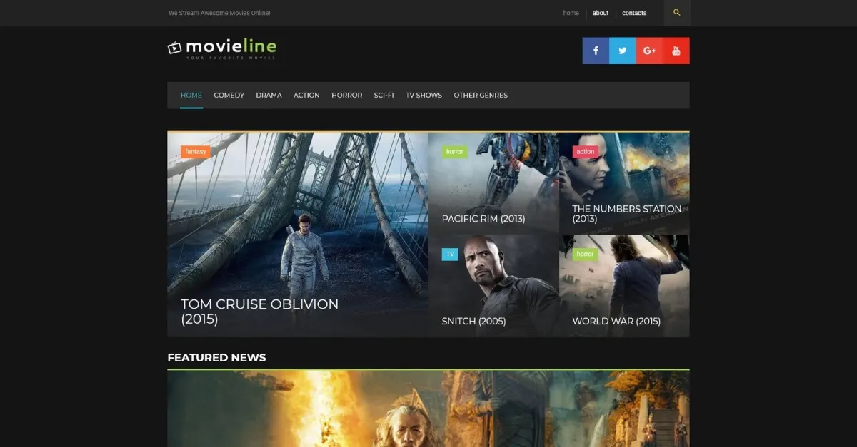 MovieLine screenshot