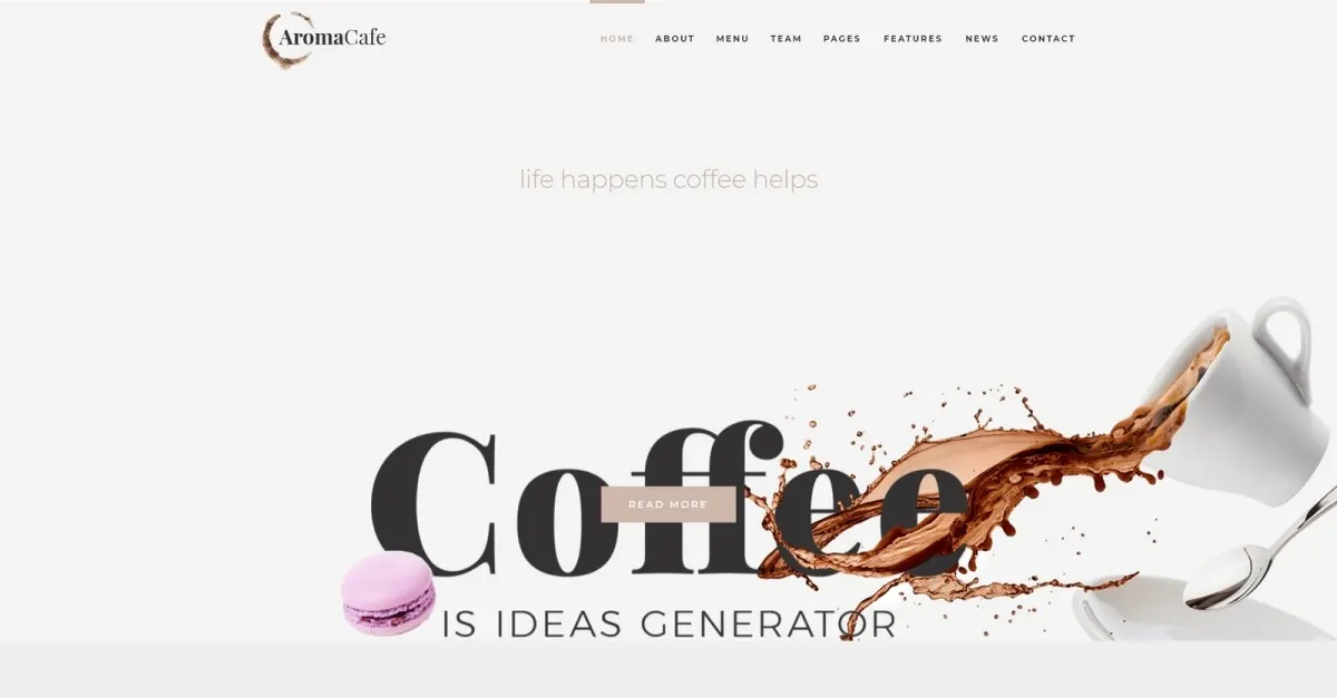Aromacafe screenshot