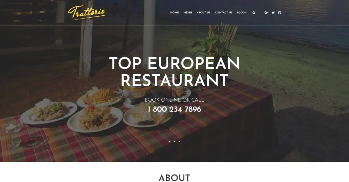 Trattorio screenshot