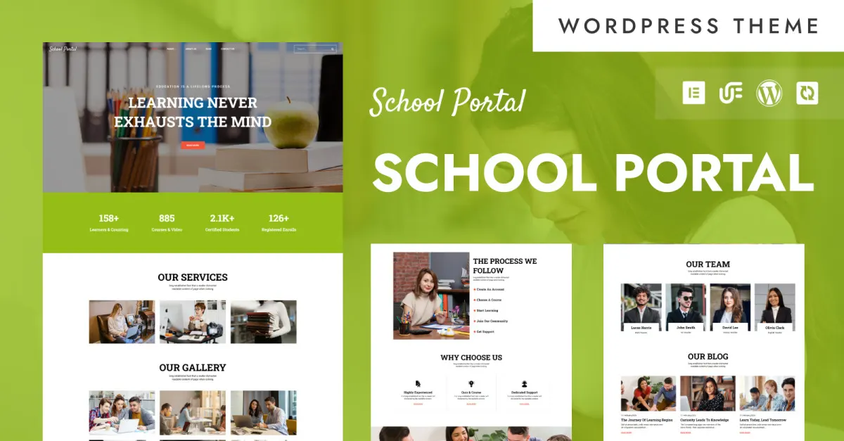 School Portal screenshot