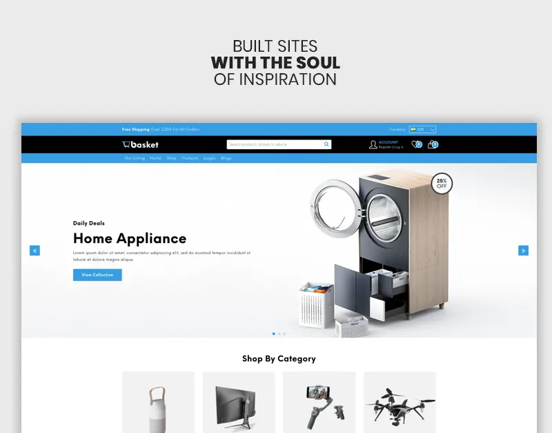 Basket screenshot