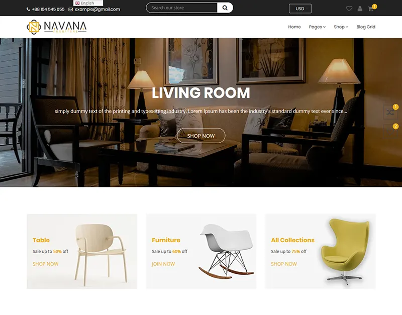 Navana Furniture screenshot