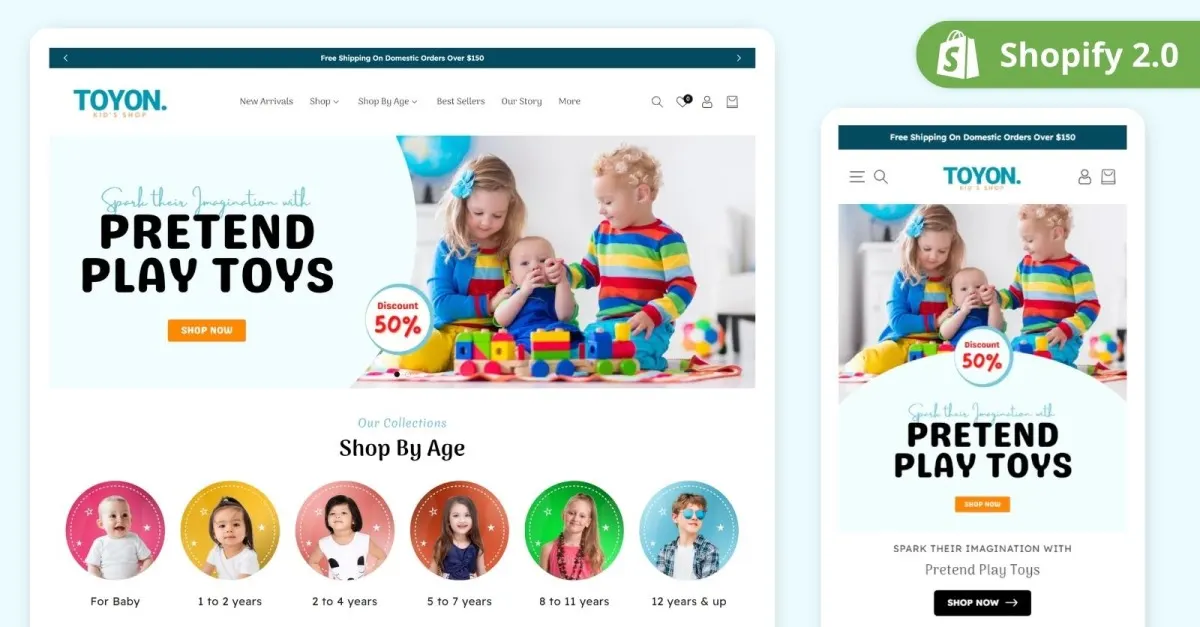 Shopify Toys Theme screenshot