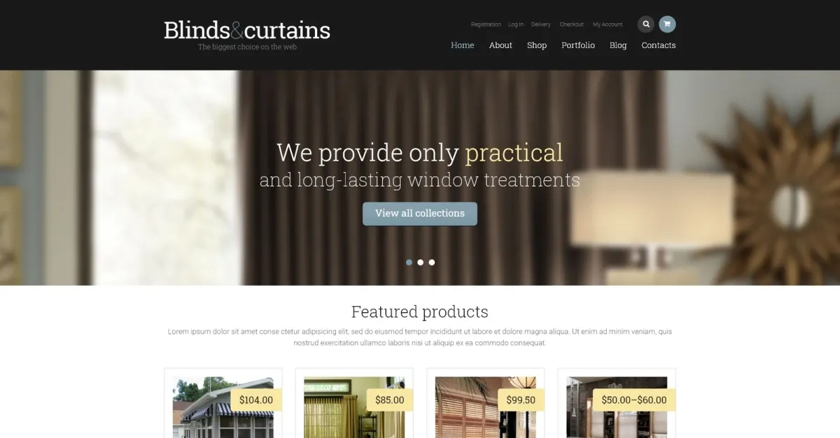 Window Decor Responsive WooCommerce Theme screenshot