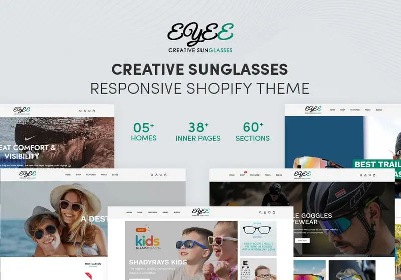 Stylish Eyewear Shopify Themes For Selling Sunglasses And Eyeglasses
