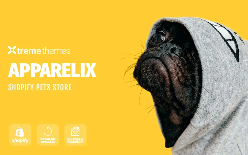 Apparelix Pets Online Store Template Shopify Theme screenshot