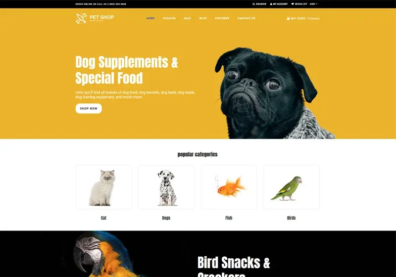 Fetching Shopify Themes For Online Pet Stores
