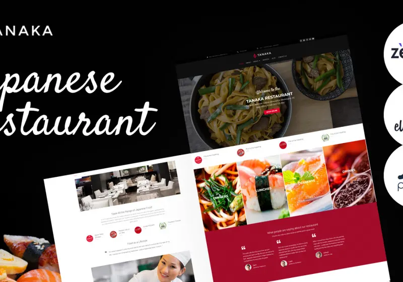 Elegant And Clean WordPress Themes For Sushi Restaurants