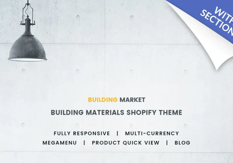 Responsive Shopify Themes For Online Building Supply And Home Improvement Stores