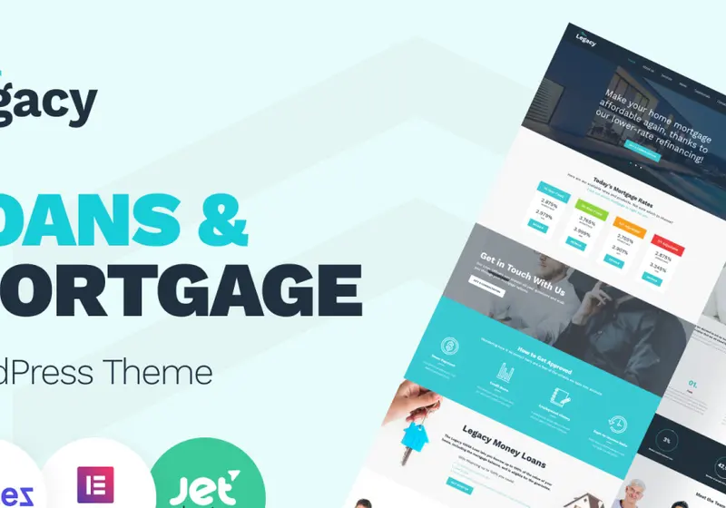 Top-notch WordPress Themes For Loan And Mortgage Companies
