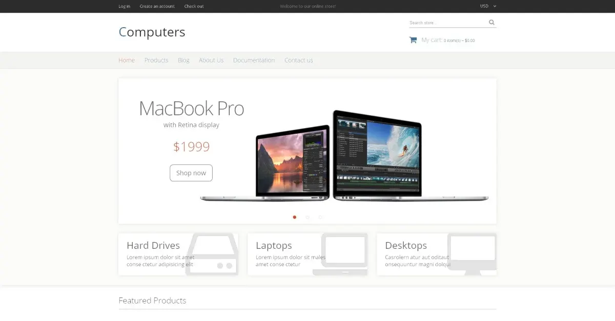 Free Shopify Hardware Store Theme screenshot