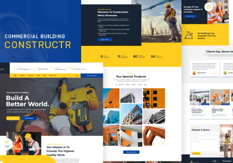 Powerful WordPress Themes For Construction Companies And Building Contractors